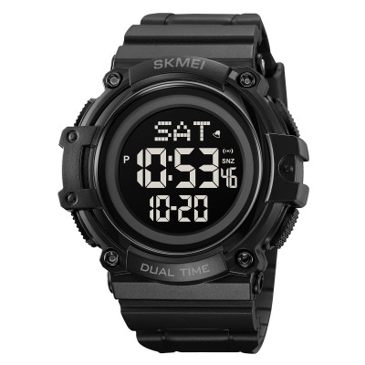 Чоловічий спортивний годинник Skmei 2230BKBK All Black з підсвіткою та водозахистом 5 ATM