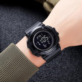 Чоловічий спортивний годинник Skmei 2230BKBK All Black з підсвіткою та водозахистом 5 ATM