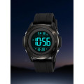 Чоловічий спортивний годинник Skmei 2485BK Black з електронним циферблатом та водозахистом 5 ATM