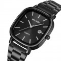 Чоловічий годинник Skmei 2551BKBK All Black з металевим браслетом та мінеральним склом
