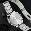 Чоловічий годинник Guardo 012782-7 Silver-Black — класичний сталевий браслет з функцією дати та дня тижня