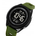 Чоловічий спортивний годинник Skmei 2498PAGBK Army Green-Black з електронним циферблатом та водозахистом 5 ATM
