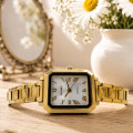 Жіночий годинник Skmei 2582GDSI Gold-Silver у класичному стилі з золотистим браслетом