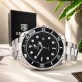 Чоловічий годинник Benyar BY-5223 Silver-Black з нержавіючої сталі та мінеральним склом
