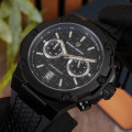 Чоловічий годинник Pagani Design PD-YS032 Black-Black-Black Rubber з сапфіровим склом та хронографом