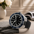 Чоловічий годинник Pagani Design PD-YS034 Silver-Blue-Black з сапфіровим склом та механізмом Miyota 8215