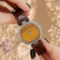 Жіночий годинник Pagani Design PD-1825 Silver-Brown Leather з сапфіровим склом та японським механізмом