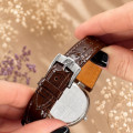 Жіночий годинник Pagani Design PD-1825 Silver-Brown Leather з сапфіровим склом та японським механізмом