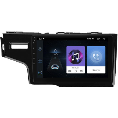Штатная магнитола Lesko для Honda Fit III Рестайлинг 2017-2020 экран 9" 1/16Gb Wi-Fi GPS Base