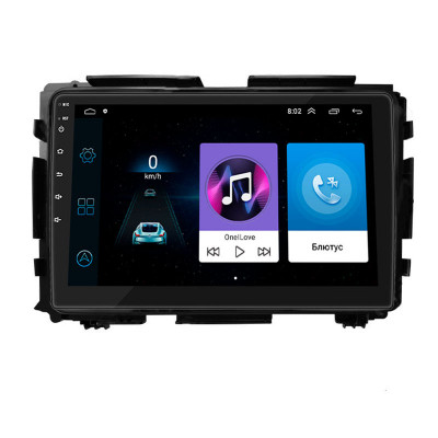 Штатная магнитола Lesko для Honda HR-V II 2013-2018 экран 9" 1/16Gb Wi-Fi GPS Base