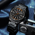 Чоловічий годинник Curren 8455 All Black — Класичний сталевий годинник у чорному кольорі
