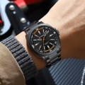 Чоловічий годинник Curren 8455 All Black — Класичний сталевий годинник у чорному кольорі