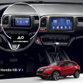 Штатная магнитола Lesko для Honda HR-V II 2013-2018 экран 9" 4/64Gb 4G Wi-Fi GPS Top