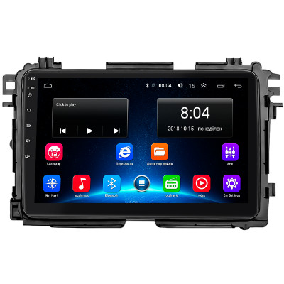 Штатная магнитола Lesko для Honda HR-V II Рестайлинг 2018-н.в. экран 9" 2/32Gb Wi-Fi GPS Base