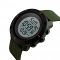Чоловічий годинник Skmei 1213AG Black-Military Wristband — спортивний тактичний годинник 5 ATM