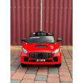 Дитячий спортивний електромобіль кабріолет зі спойлером PRIMA CAR Cabrio 6V 5A (пульт, LED-фари, музика, педаль газу), Червоний