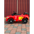 Дитячий спортивний електромобіль кабріолет зі спойлером PRIMA CAR Cabrio 6V 5A (пульт, LED-фари, музика, педаль газу), Червоний