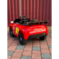 Дитячий спортивний електромобіль кабріолет зі спойлером PRIMA CAR Cabrio 6V 5A (пульт, LED-фари, музика, педаль газу), Червоний
