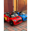 Дитячий спортивний електромобіль кабріолет зі спойлером PRIMA CAR Cabrio 6V 5A (пульт, LED-фари, музика, педаль газу), Червоний
