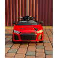 Дитячий електромобіль PRIMA CAR Cabrio 6V 5A (спойлер, пульт, LED-фари, звук, відкривні двері, педаль газу), Червоний