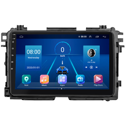 Штатная магнитола Lesko для Honda HR-V II Рестайлинг 2018-н.в. экран 9" 6/128Gb 4G Wi-Fi GPS Top