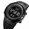 Чоловічий спортивний годинник Skmei 2070BK Black з електронним циферблатом та водозахистом 5 ATM