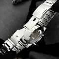 Чоловічий годинник Skmei 1389BU Silver-Black-Blue зі стрілково-електронним циферблатом та підсвіткою