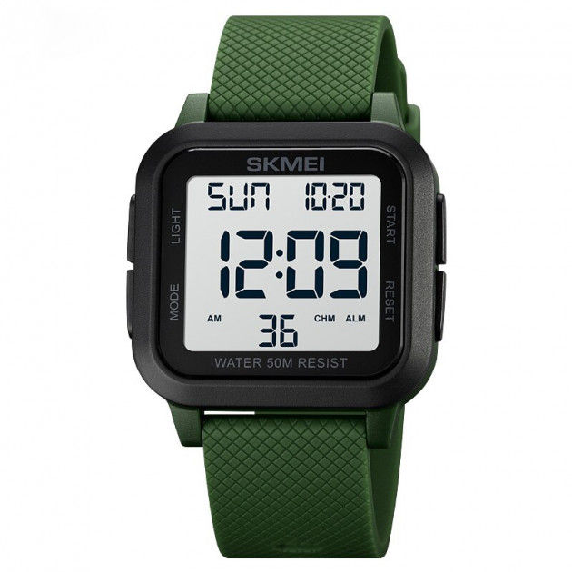 Чоловічий тактичний годинник Skmei 1894 Black-Military Wristband з підсвіткою та захистом 5 ATM
