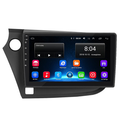 Штатная магнитола Lesko для Honda Insight II 2009-2011 экран 9" 2/32Gb Wi-Fi GPS Base