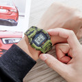 Чоловічий тактичний годинник Skmei 1628CMGN Camo Green з електронним циферблатом та підсвічуванням