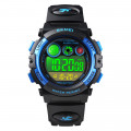 Дитячий спортивний годинник Skmei 1451BKBU Black-Blue з підсвічуванням та водозахистом 5 ATM