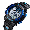 Дитячий спортивний годинник Skmei 1451BKBU Black-Blue з підсвічуванням та водозахистом 5 ATM