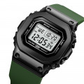 Чоловічий спортивний годинник Skmei 1796 Military-Black з електронним циферблатом та підсвічуванням