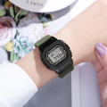 Чоловічий спортивний годинник Skmei 1796 Military-Black з електронним циферблатом та підсвічуванням