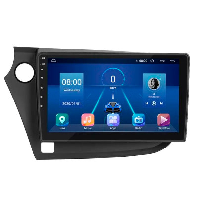 Штатная магнитола Lesko для Honda Insight II Рестайлинг 2011-2014 экран 9" 2/32Gb 4G Wi-Fi GPS Top