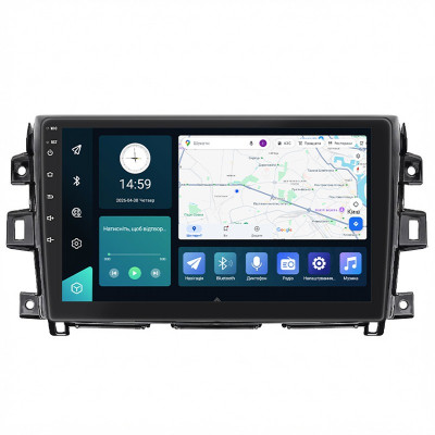 Штатная магнитола Lesko для Nissan NP300  2014-2016 экран 10" 4/64Gb 4G Wi-Fi GPS Top