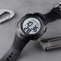 Чоловічий годинник Skmei 1560 Black-Gray тактичний з водонепроникністю 10 ATM