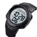 Чоловічий годинник Skmei 1560 Black-Gray тактичний з водонепроникністю 10 ATM