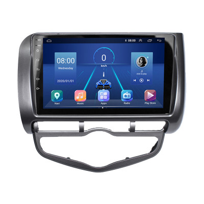 Штатная магнитола Lesko для Honda Jazz I 2001-2005 экран 9" 2/32Gb 4G Wi-Fi GPS Top