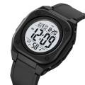 Чоловічий спортивний годинник Skmei 2160BKWT Black-White з електронним циферблатом та підсвічуванням