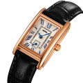Жіночий годинник Skmei 2297RGBK Rose Gold-Black з кварцовим механізмом та шкіряним ремінцем