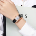 Жіночий годинник Skmei 2297RGBK Rose Gold-Black з кварцовим механізмом та шкіряним ремінцем