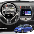 Штатная магнитола Lesko для Honda Jazz I Рестайлинг 2005-2008 экран 9" 1/16Gb Wi-Fi GPS Base