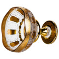 Ваза для фруктів скляна Bohemia Gold 26 см Yiwu HP-34-137