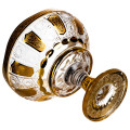 Ваза для фруктів скляна Bohemia Gold 26 см Yiwu HP-34-137