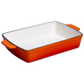 Форма для запікання чавунна 3 л, помаранчевий Yiwu HP-FLG-16 ORANGE