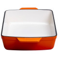 Форма для запікання чавунна 3 л, помаранчевий Yiwu HP-FLG-16 ORANGE