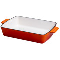 Форма для запікання чавунна 3 л, помаранчевий Yiwu HP-FLG-16 ORANGE
