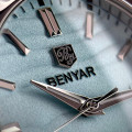 Чоловічий механічний годинник Benyar BY-5208 Blue з автопідзаводом та синім циферблатом