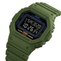 Чоловічий годинник Skmei 1628 Military-Black тактичний з водонепроникністю 5 ATM